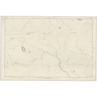 1872 Map of Sutherland, Sheet LXV, 1879 Print