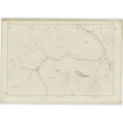1871 Map of Sutherland, Sheet LXVI, 1879 Print