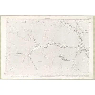 1904 Map of Sutherland Sheet LXVI, 1907 Print