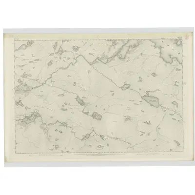 1875 Map of Sutherland, Sheet LXX, 1878 Print
