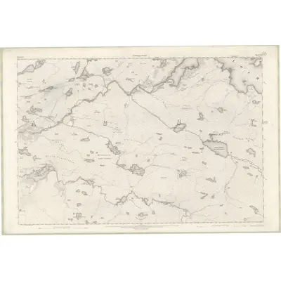 1903 Map of Sutherland Sheet LXX, 1906 Print