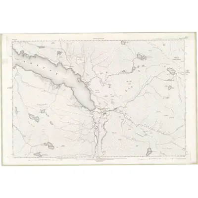 1903 Map of Sutherland Sheet LXXI, 1906 Print