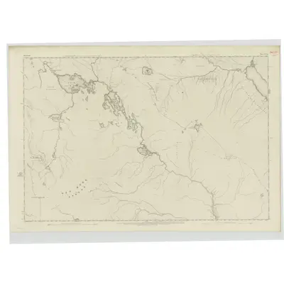 1873 Map of Sutherland, Sheet LXXII, 1879 Print