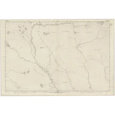 1873 Map of Sutherland, Sheet LXXIV, 1878 Print