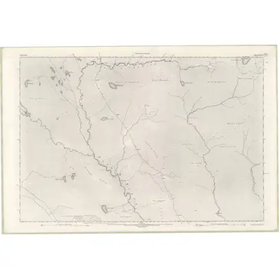 1903 Map of Sutherland Sheet LXXIV, 1906 Print