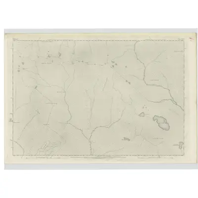 1873 Map of Sutherland, Sheet LXXV, 1879 Print