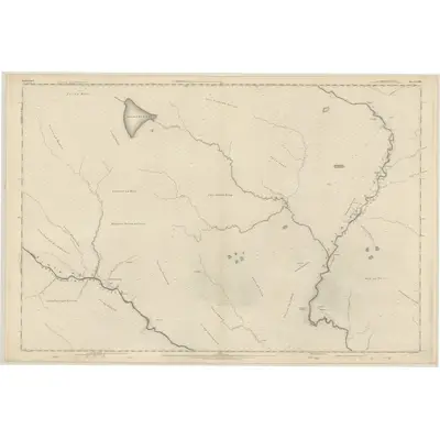 1872 Map of Sutherland, Sheet LXXVI, 1879 Print