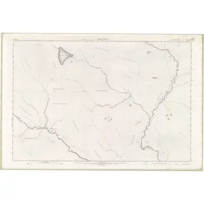 1904 Map of Sutherland Sheet LXXVI, 1906 Print