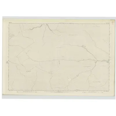 1871 Map of Sutherland, Sheet LXXVII, 1879 Print