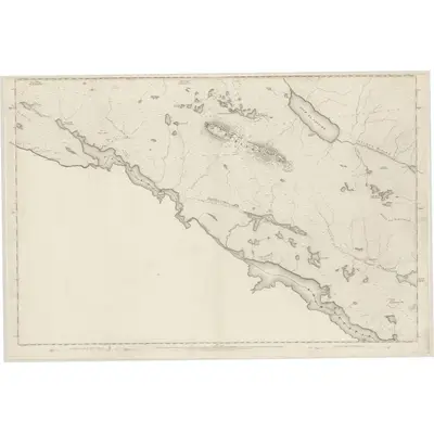 1875 Map of Sutherland, Sheet LXXXI, 1878 Print