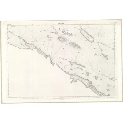 1903 Map of Sutherland Sheet LXXXI, 1906 Print