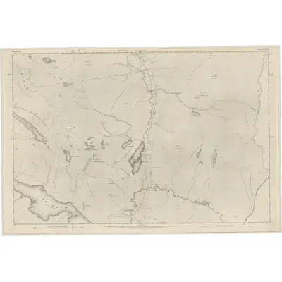 1875 Map of Sutherland, Sheet LXXXII, 1878 Print
