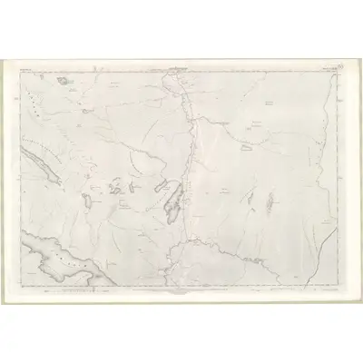 1903 Map of Sutherland Sheet LXXXII, 1906 Print