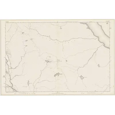 1873 Map of Sutherland, Sheet LXXXIV, 1879 Print