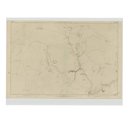 1871 Map of Sutherland, Sheet LXXXIX, 1879 Print