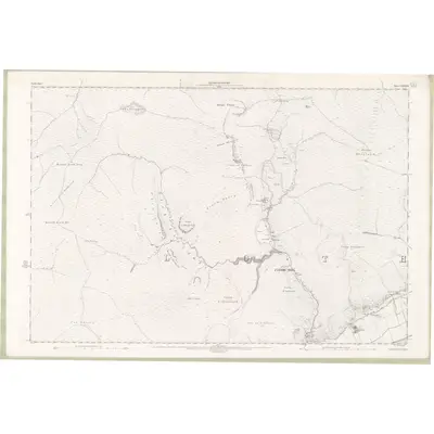 1904 Map of Sutherland Sheet LXXXIX, 1907 Print