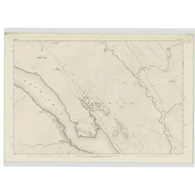 1873 Map of Sutherland, Sheet LXXXV, 1878 Print