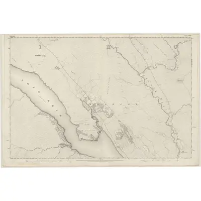 1873 Map of Sutherland, Sheet LXXXV, 1878 Print