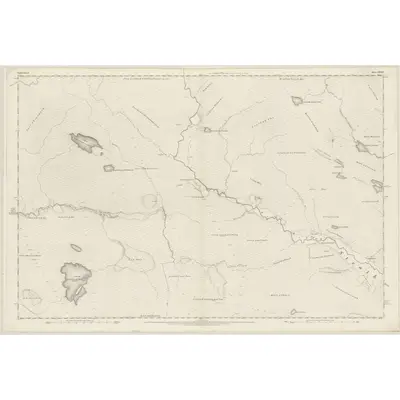 1873 Map of Sutherland, Sheet LXXXVI, 1879 Print