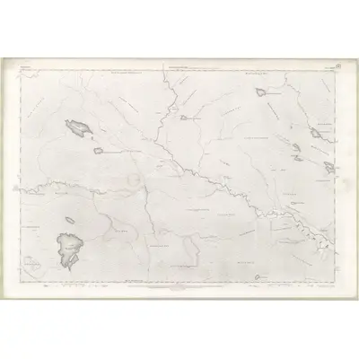 1904 Map of Sutherland Sheet LXXXVI, 1906 Print