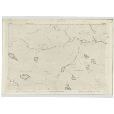1872 Map of Sutherland, Sheet LXXXVII, 1879 Print