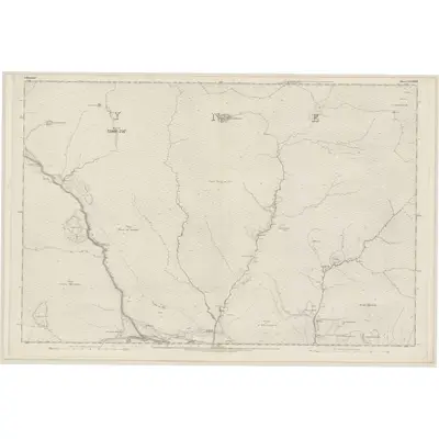 1871 Map of Sutherland, Sheet LXXXVIII, 1879 Print