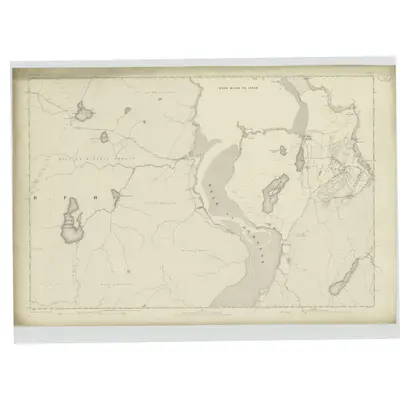 1874 Map of Sutherland, Sheet V, 1878 Print