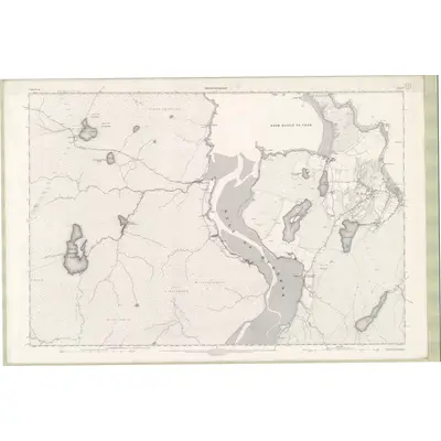 1903 Map of Sutherland Sheet V, 1908 Print