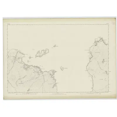 1874 Map of Sutherland, Sheet VI, 1878 Print
