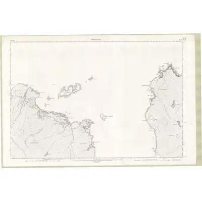 1903 Map of Sutherland Sheet VI, 1908 Print