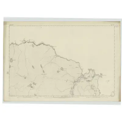 1874 Map of Sutherland, Sheet VII, 1878 Print