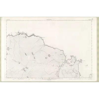 1903 Map of Sutherland Sheet VII, 1908 Print
