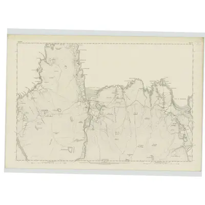 1873 Map of Sutherland, Sheet X, 1878 Print