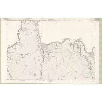 1904 Map of Sutherland Sheet X, 1908 Print