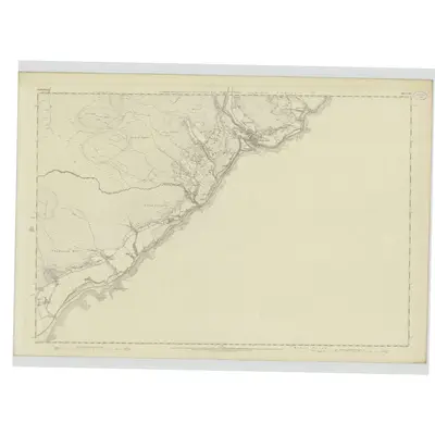 1871 Map of Sutherland, Sheet XC, 1879 Print