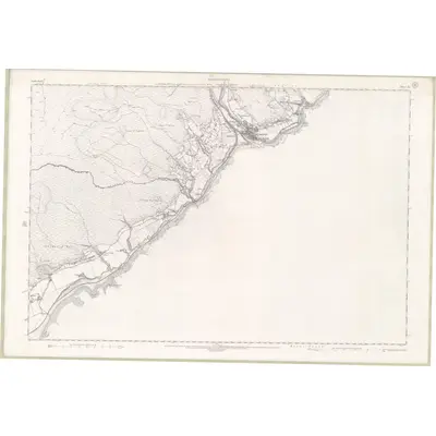 1904 Map of Sutherland Sheet XC, 1909 Print
