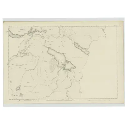 1875 Map of Sutherland, Sheet XCI, 1878 Print