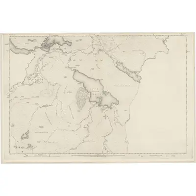 1875 Map of Sutherland, Sheet XCI, 1878 Print