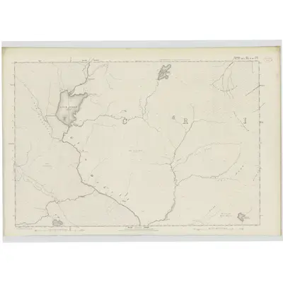 1873 Map of Sutherland, Sheet XCII, 1879 Print