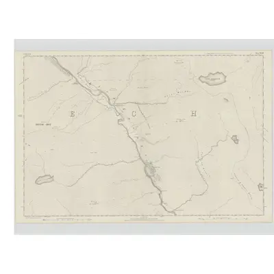 1873 Map of Sutherland, Sheet XCIII, 1879 Print