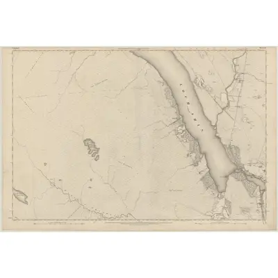 1873 Map of Sutherland, Sheet XCIV, 1879 Print