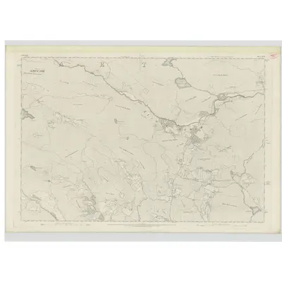1872 Map of Sutherland, Sheet XCVI, 1879 Print