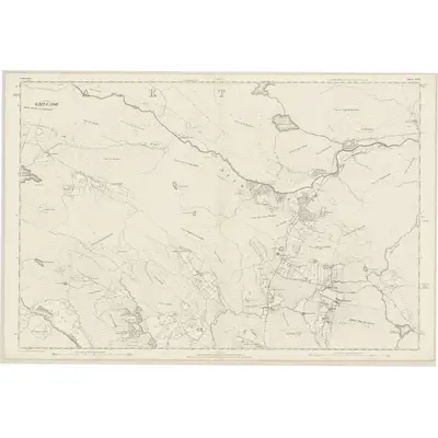 1872 Map of Sutherland, Sheet XCVI, 1879 Print