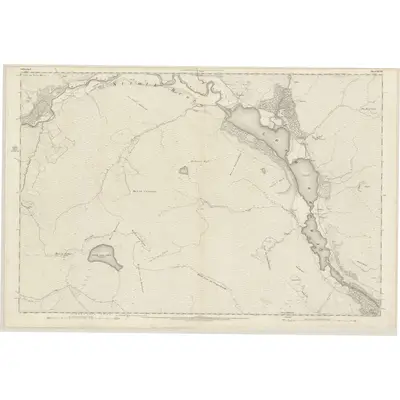 1872 Map of Sutherland, Sheet XCVII, 1879 Print