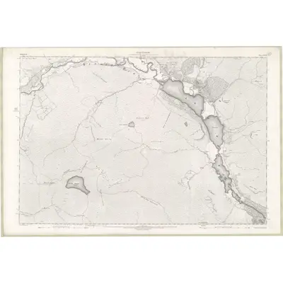 1904 Map of Sutherland Sheet XCVII, 1907 Print
