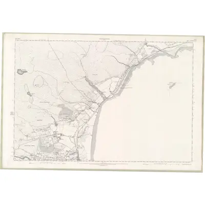 1904 Map of Sutherland Sheet XCVIII (inset XCIX), 1909 Print
