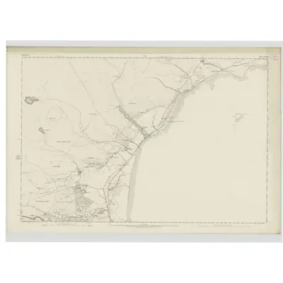 1872 Map of Sutherland, Sheet XCVIII (with inset XCIX), 1879 Print