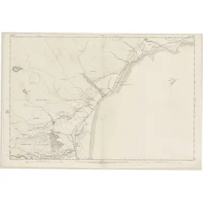 1872 Map of Sutherland, Sheet XCVIII (with inset XCIX), 1879 Print