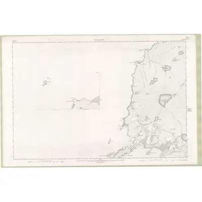 1903 Map of Sutherland Sheet XII (inset IVa), 1908 Print