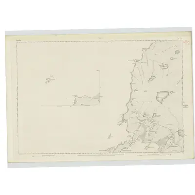 1875 Map of Sutherland, Sheet XII (with inset IVA), 1878 Print